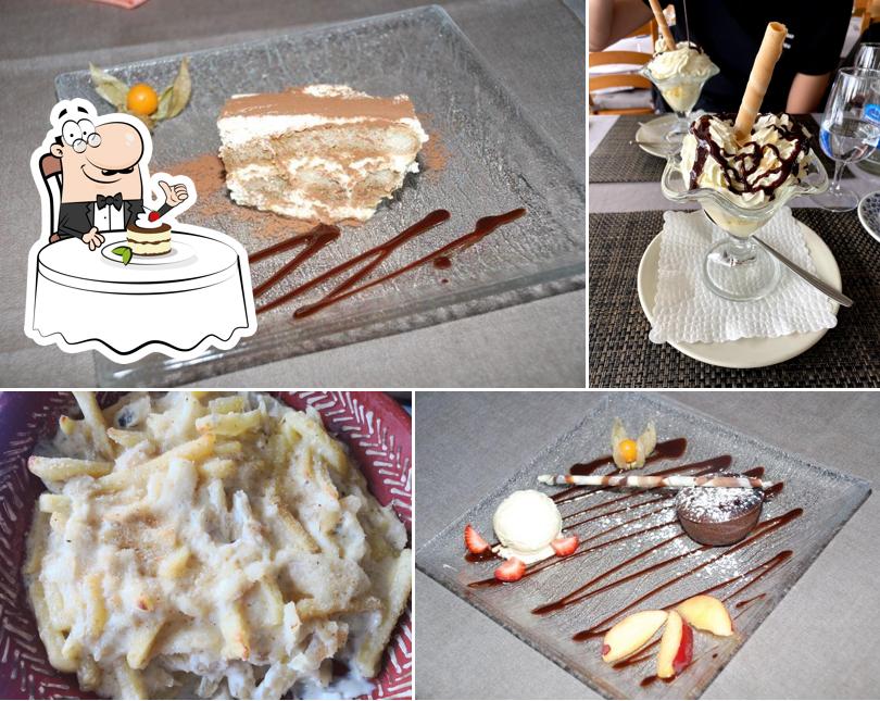 Restaurant Piscine et Patinoire de Montchoisi serve un'ampia varietà di dessert