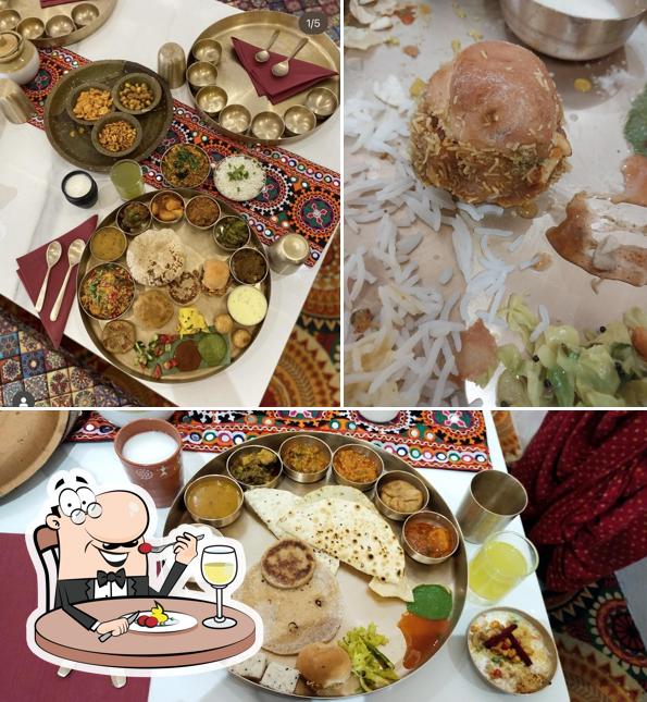 Food at Acchija Gujarati Thal