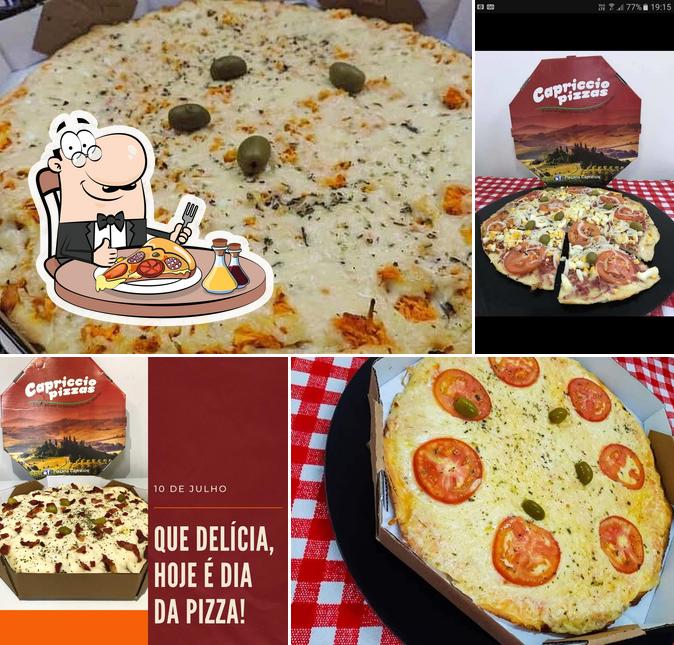 Pick pizza at Pizzaria Capriccio