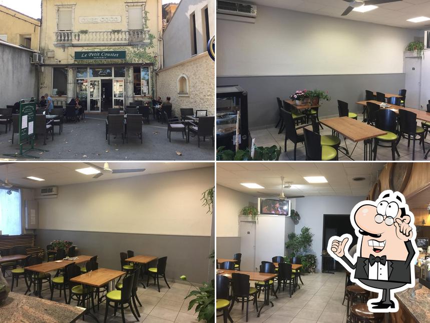 L'intérieur de Restaurant Le Petit Coustet de Mallemort - sur place et à emporter