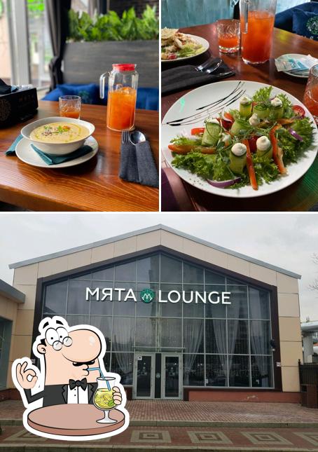 Check out the picture displaying drink and exterior at Myata Signature