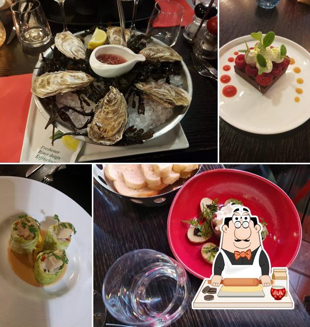 Brasserie O' de Mer offre une sélection de plats sucrés