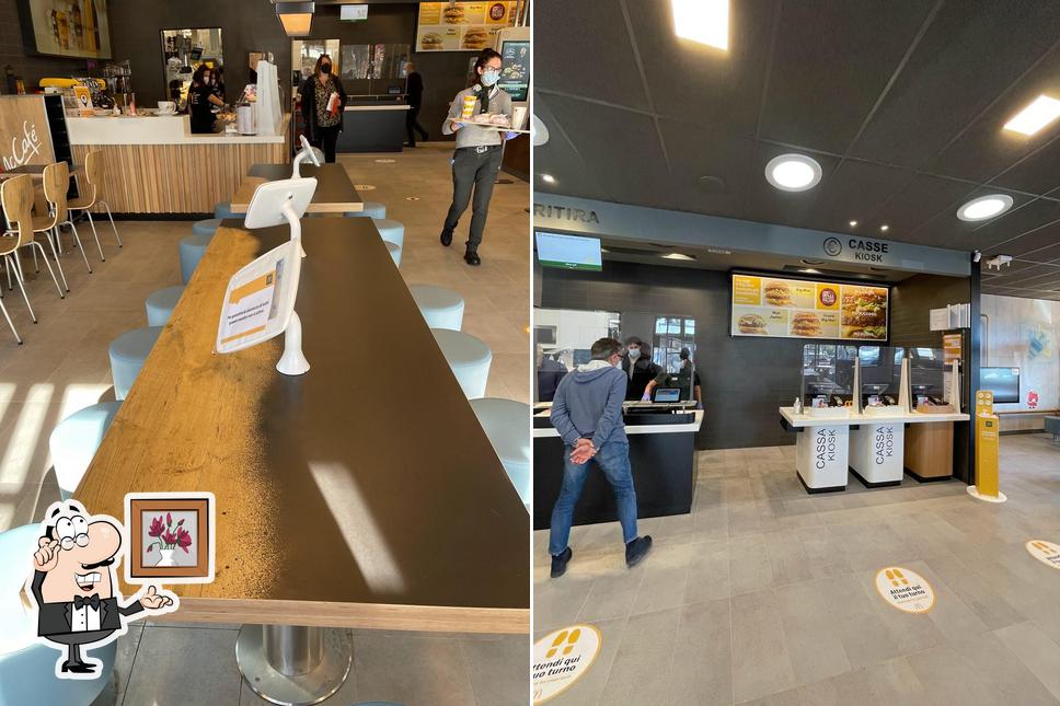 Gli interni di Mcdonald's Caserta