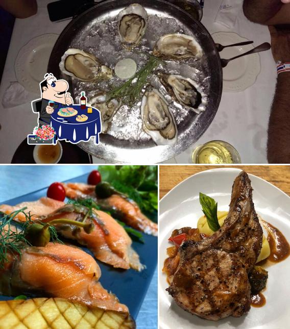 Try out seafood at Witch's British