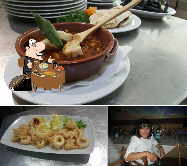 Trattoria Laguna Blu si caratterizza per la cibo e bancone da bar