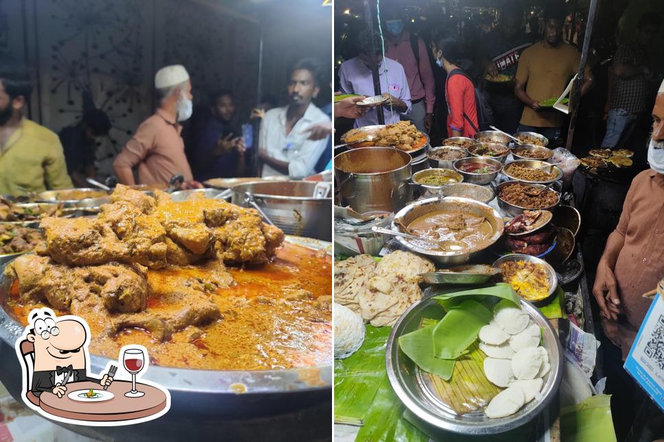 Food at Ajai thallu vandi kadai