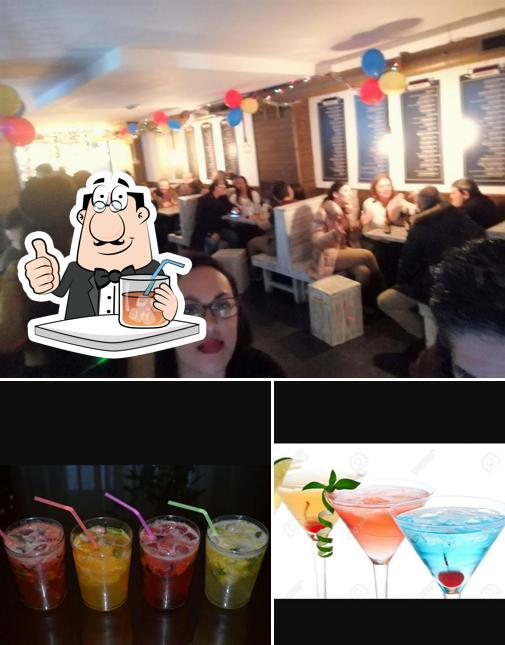 Check out the image displaying drink and interior at O'chupito Shots & Cocktails