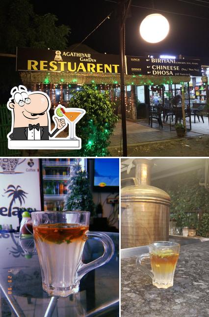 Among various things one can find drink and exterior at Agathiyar Tea Park & Family restaurant