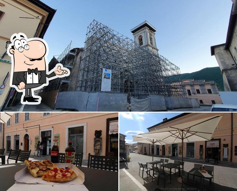 La foto della interni e esterno di Norcia Pizzeria