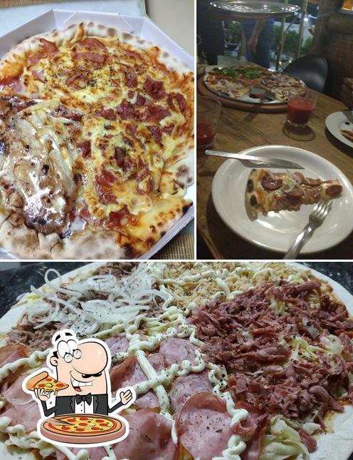 Escolha pizza no Pizza Nostra