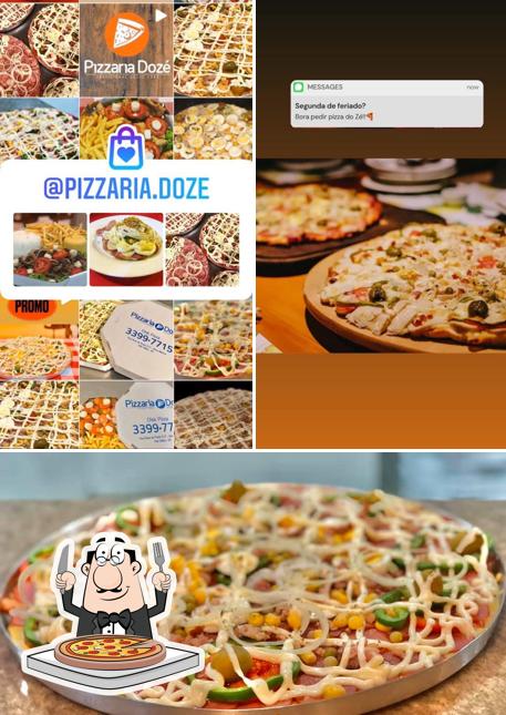 Experimente pizza no Pizzaria Dozé