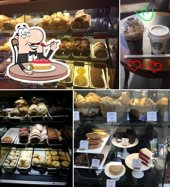 Starbucks oferece uma gama de pratos doces