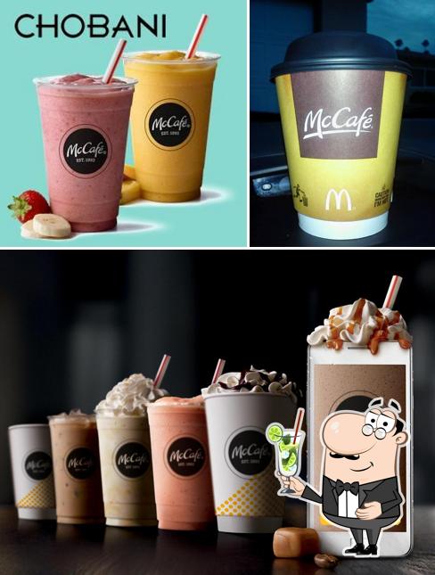 McDonald's offers a number of drinks