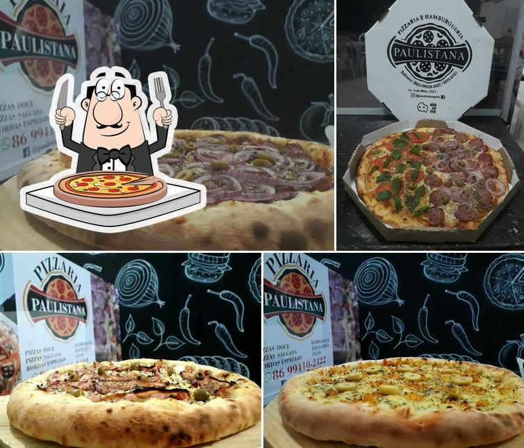 Escolha pizza no Pizzaria paulistana