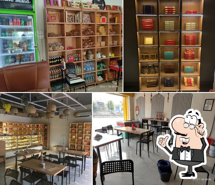 The interior of Bandhan - Pure Ghee Sweets, Chaat, Namkeen