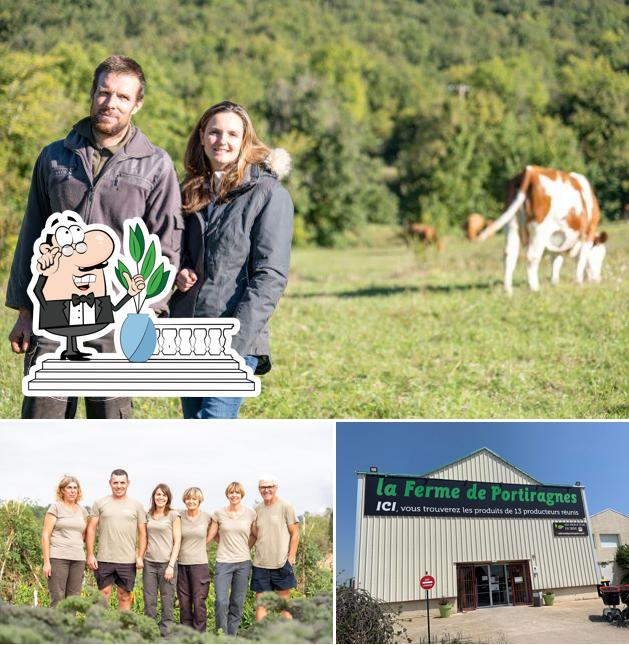 L'extérieur de LA FERME DE PORTIRAGNES