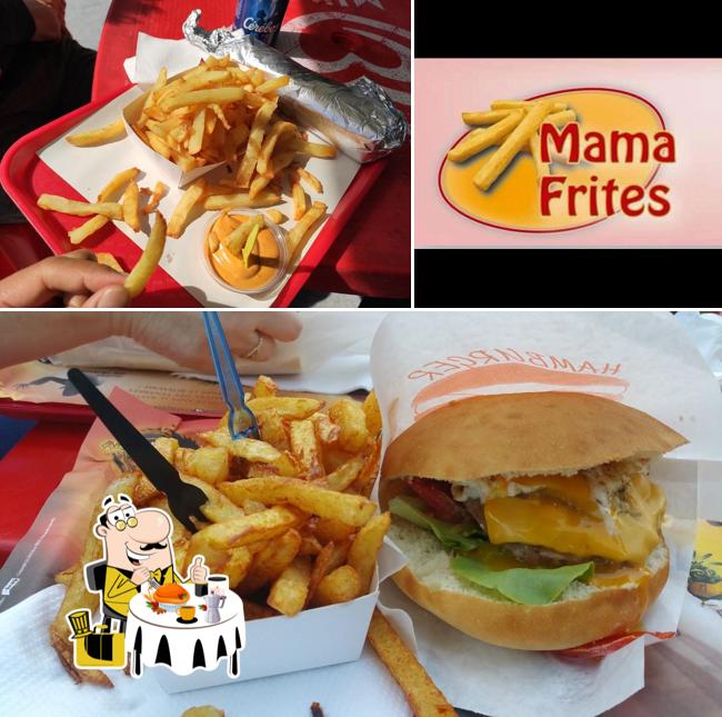 Hamburger à Mama frite (établissement ouvert uniquement l'été )