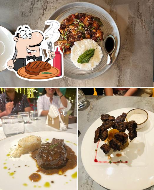 Get meat meals at District 7 Encore
