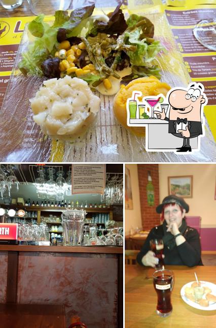 Las fotografías de barra de bar y comida en Le Canari