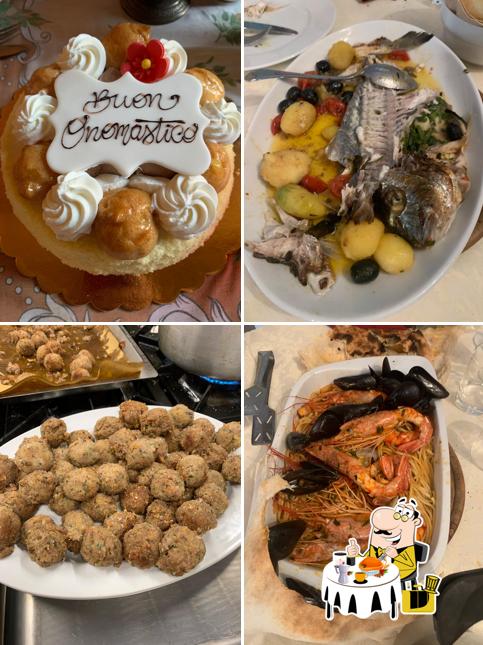 Cibo al Ristorante associazione Alben