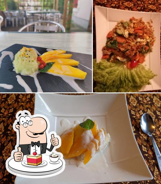 Kin Grao Restaurant Thaïlandais sirve una buena selección de postres