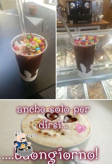 Cibo al Gelateria Scimmia Factory