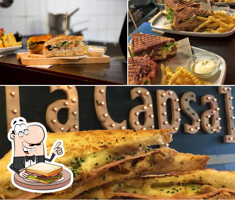 Have a sandwich at Bar La Capsa]