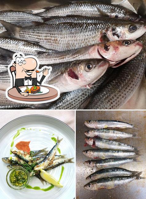 Restavracija Hotela Marina serves a menu for seafood lovers