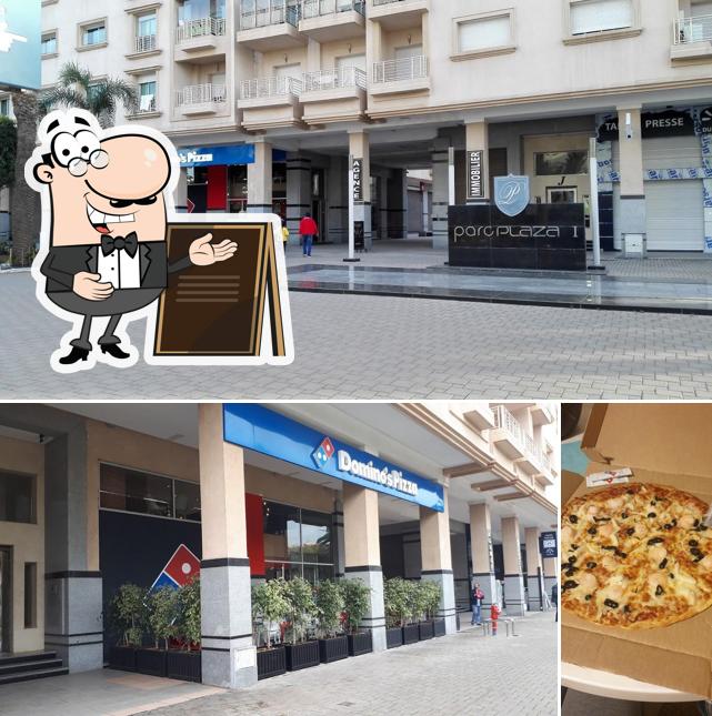 Jetez un coup d’oeil à l’image indiquant la extérieur et pizza concernant Domino's Pizza