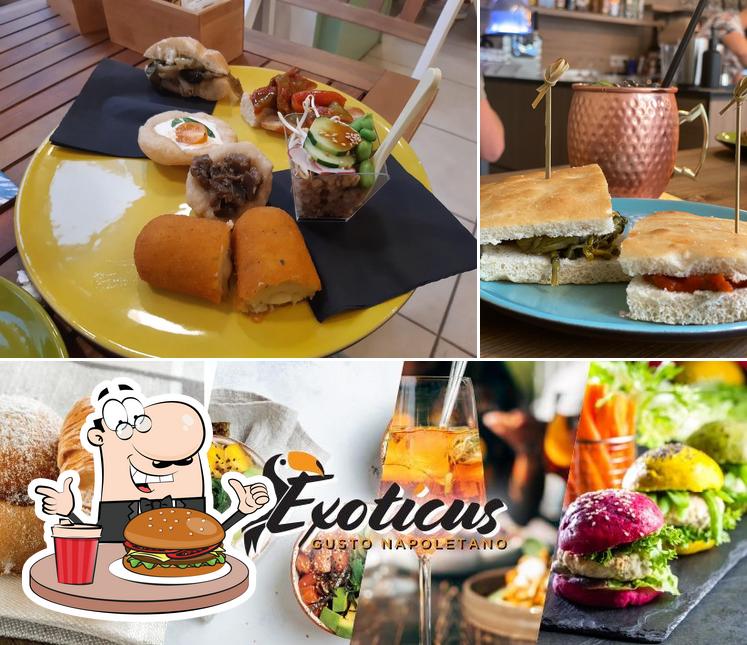 Try out a burger at Exoticus Biella