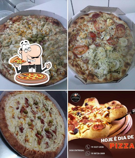 No Pizzaria Fox Expressa, você pode degustar pizza