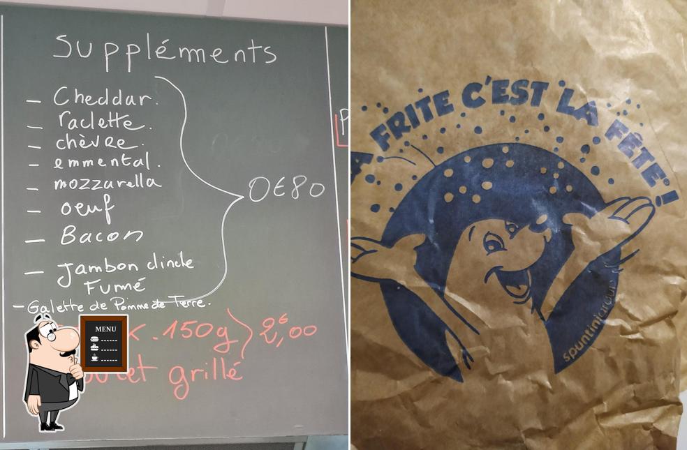 Découvrez le menu du jour sur le tableau