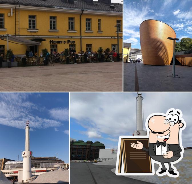 Check out how Henry's Pub Helsinki looks outside