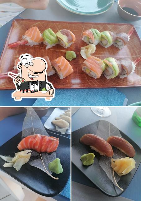 Prenditi le varie opzioni di sushi