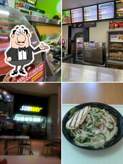 O interior do Subway - Mogi Shopping