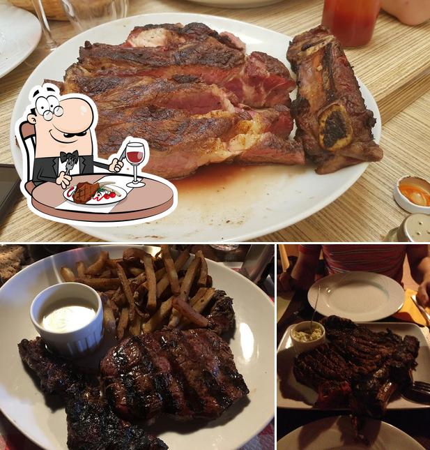 Prenez des repas à base de viande à Auberge du Côteau