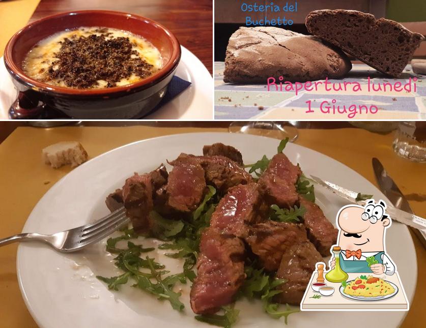 Platti al Osteria del Buchetto