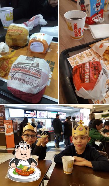 Comida em Burger King