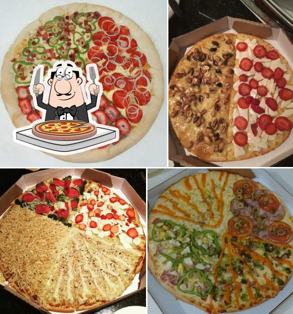 Consiga pizza no LÁ&CÁ