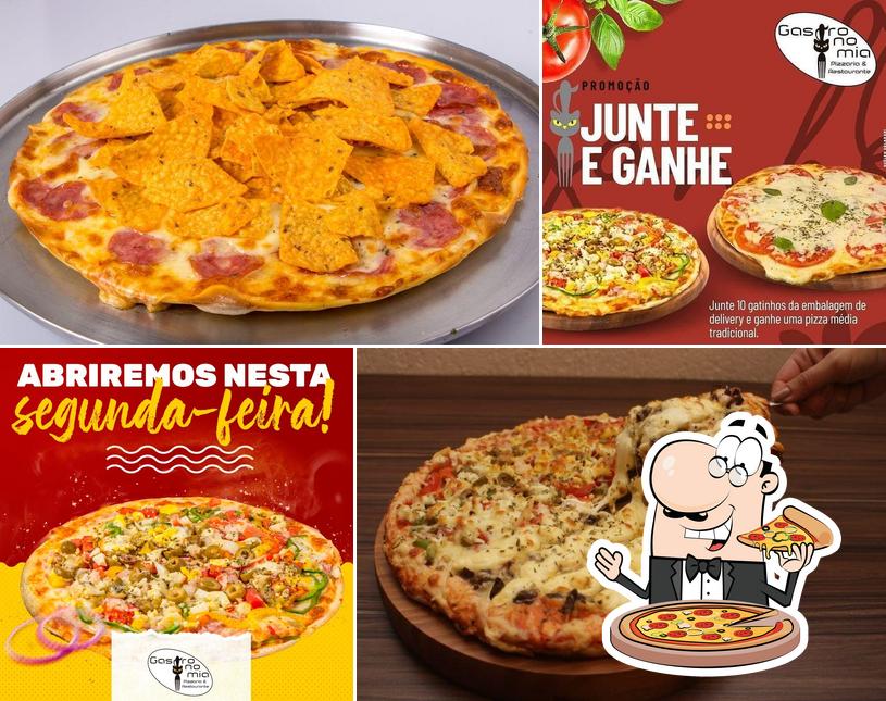 Consiga pizza no GastroNoMia Pizzaria Bagé