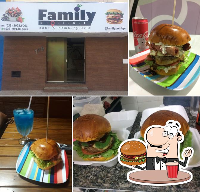 Delicie-se com um hambúrguer no Family Point