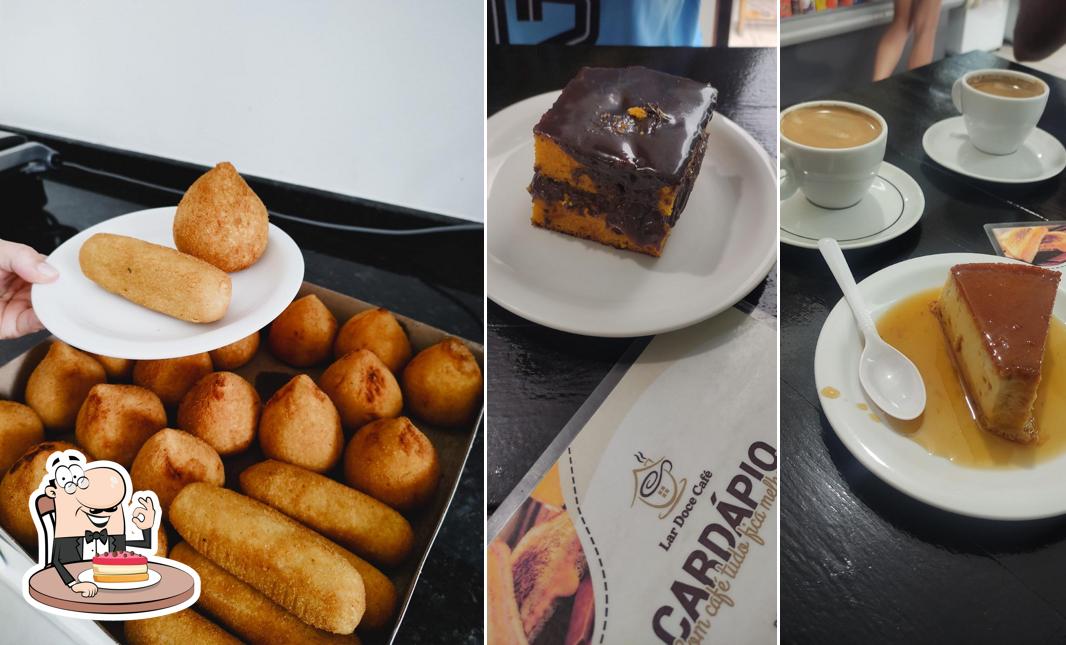 Bolo de queijo em Lar Doce Café