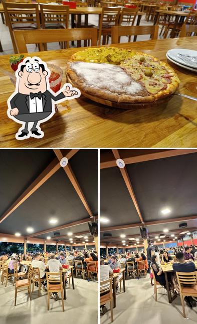 O interior do Pizzaria e Choperia D'talia