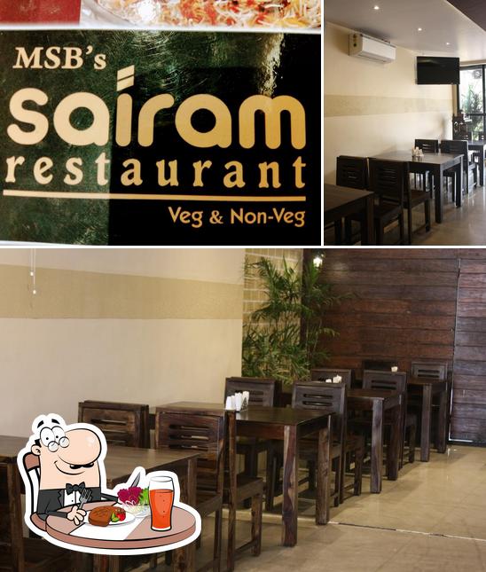 The picture of Sairam Restaurant’s dining table and food