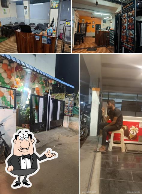 Eatt More Restaurant is distinguished by interior and exterior