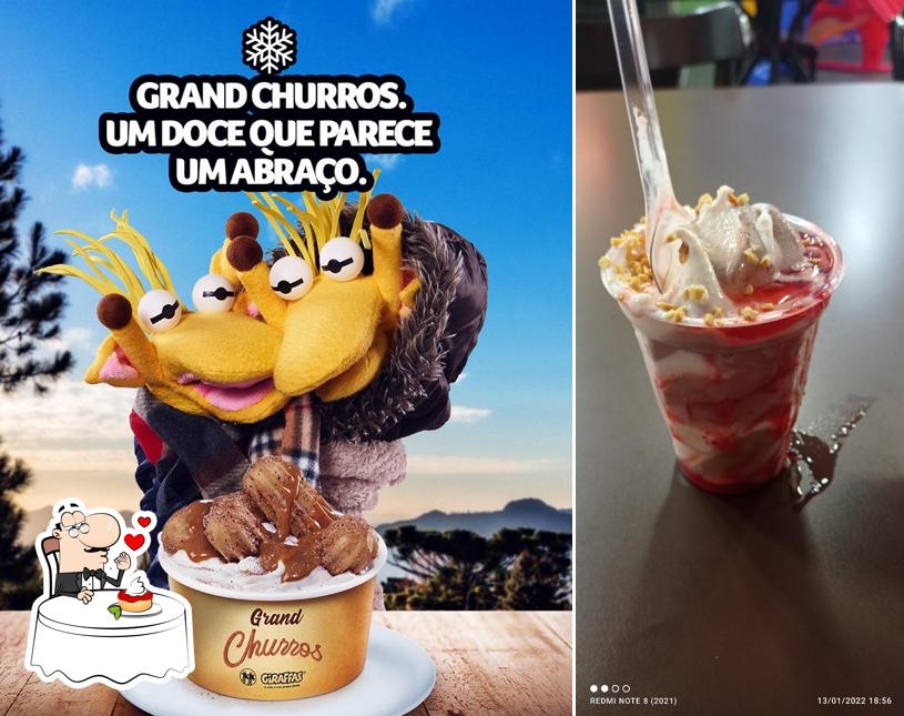 Giraffas Ceres serve uma gama de pratos doces