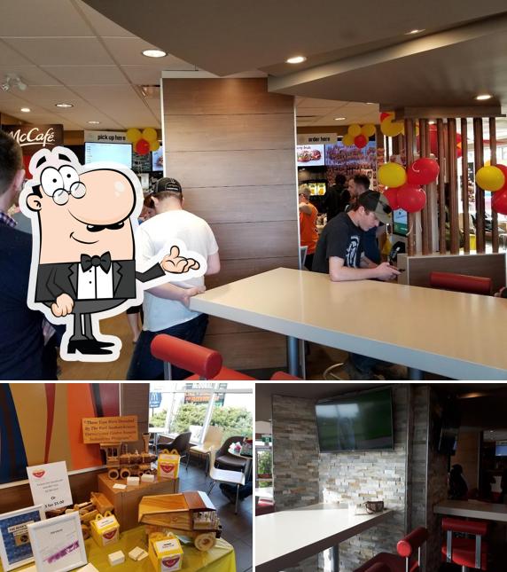 L'intérieur de McDonald's