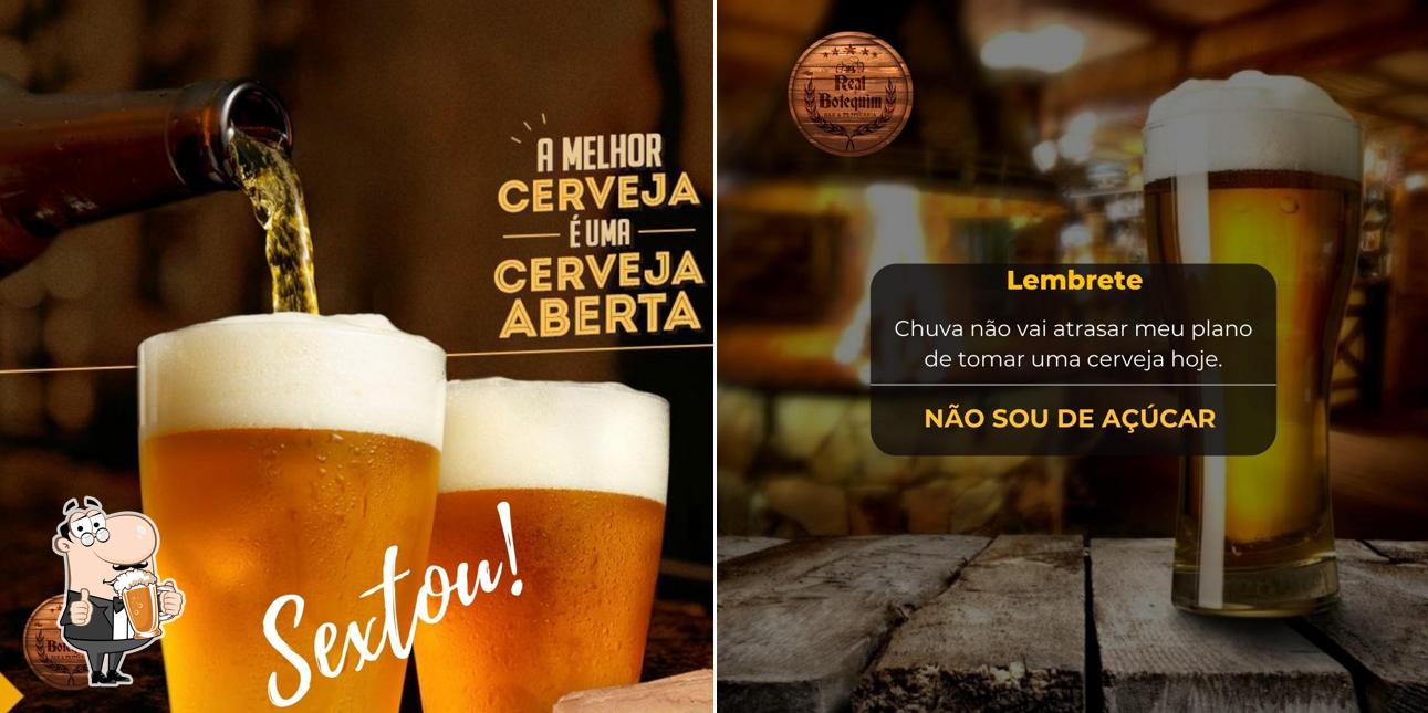 Peça uma tulipa de cerveja leve ou escura