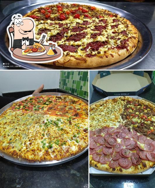 Experimente pizza no Los Bambinos Pizzaria