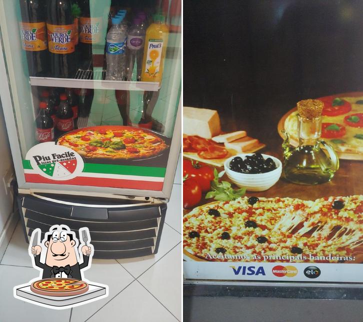 Escolha pizza no Piu Facile Pizzas